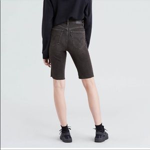 Levi's Mile High Rise Biker Shorts Jeans